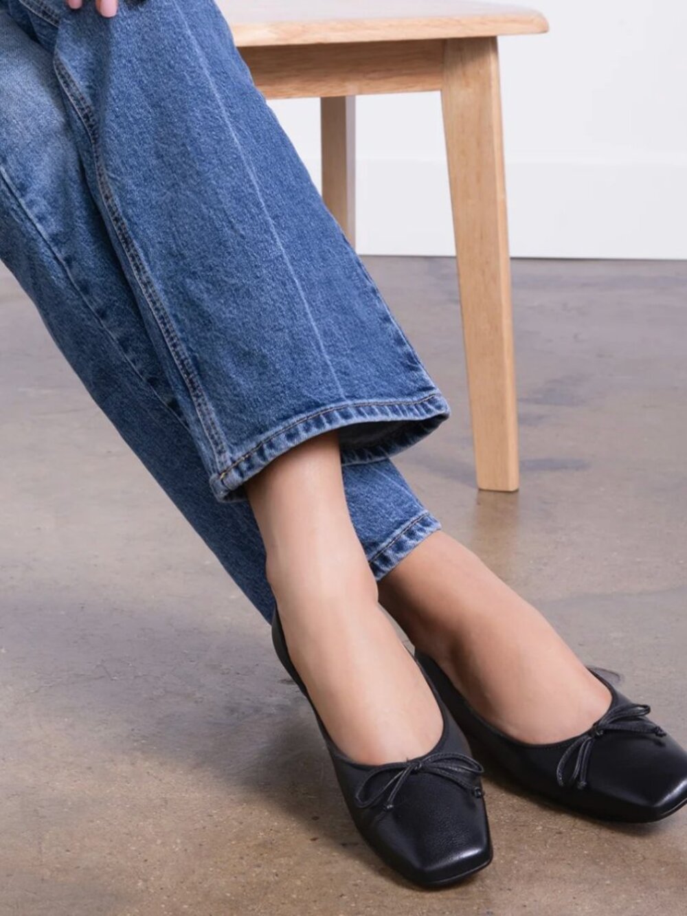 M. Gemi Danza Leather Ballet Flats - Picture 2 of 6